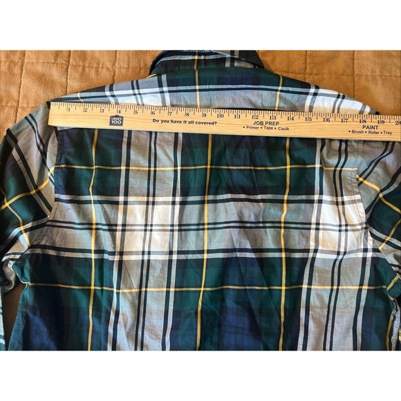 Barbour Green Plaid Highland Check 33 Tailored Men Size M - Picture 7 of 8